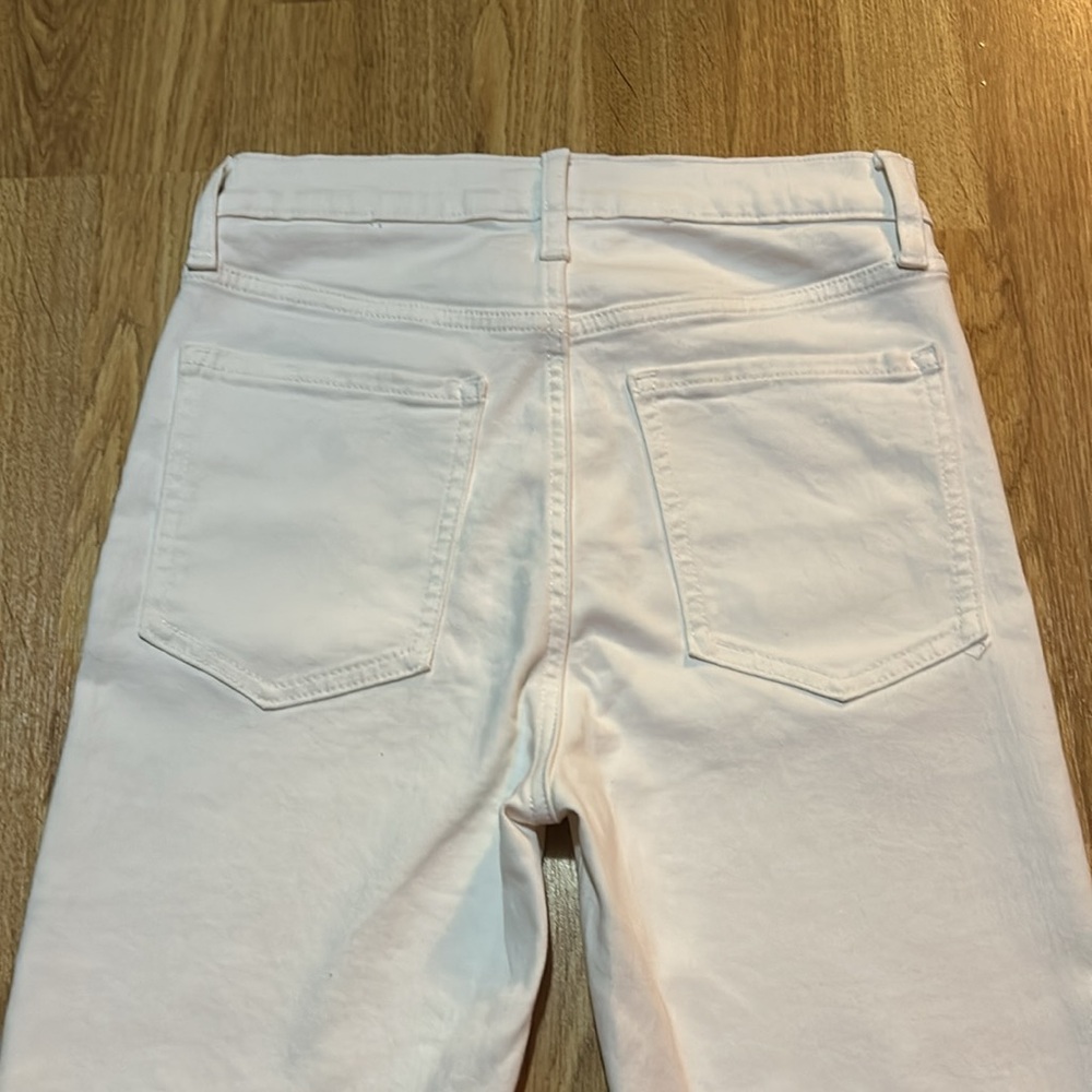 Banana Republic Stylish Women's White High Rise Skinny Jeans Size 27 / 4 - Picture 9 of 11
